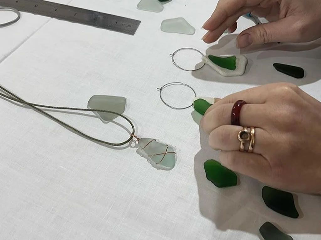 Collect and Create Sea Glass Jewellery