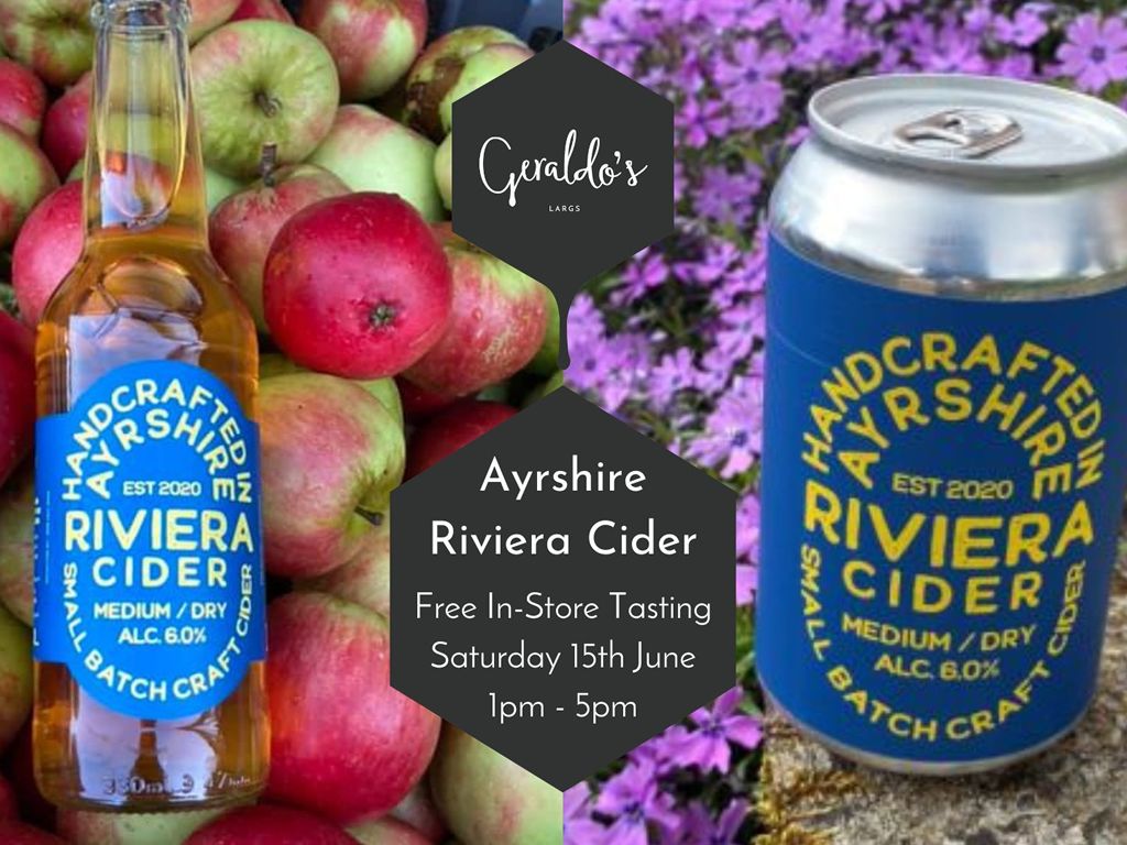 FREE Ayrshire Riviera Cider Tasting