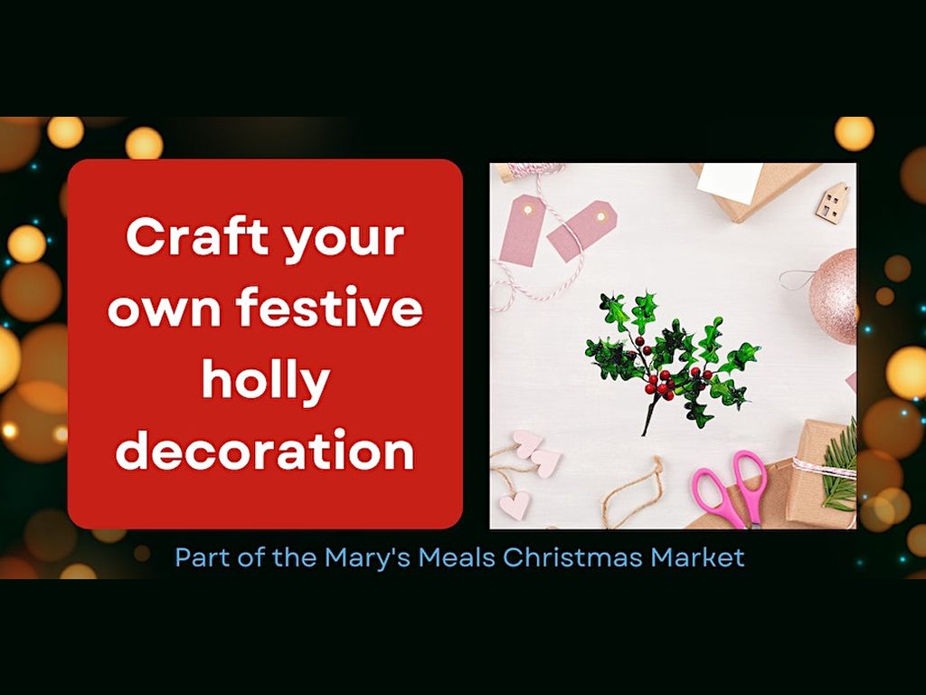 Craft Your Own Festive Holly Decoration