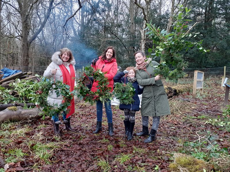 Festive Wreath Making at Baron’s Haugh