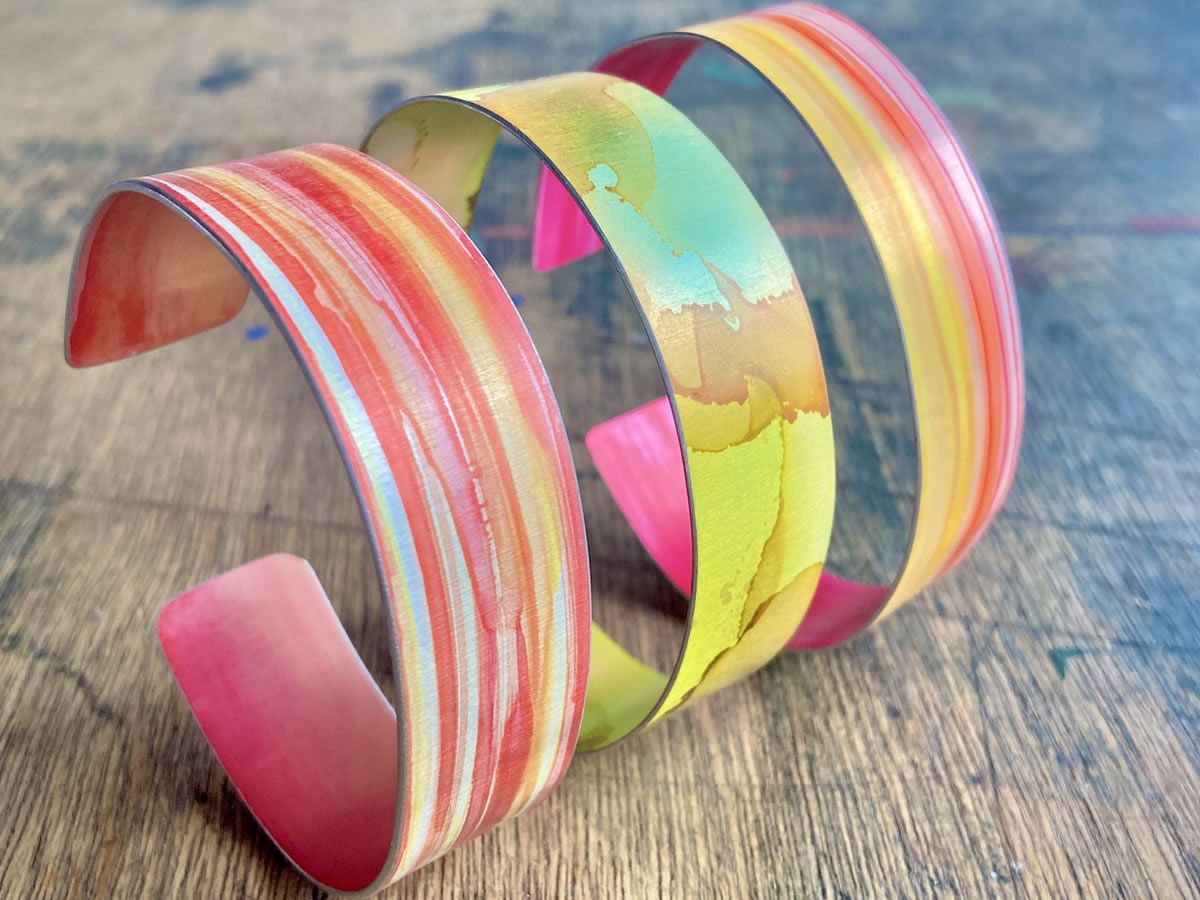 Colourful Aluminium Cuffs