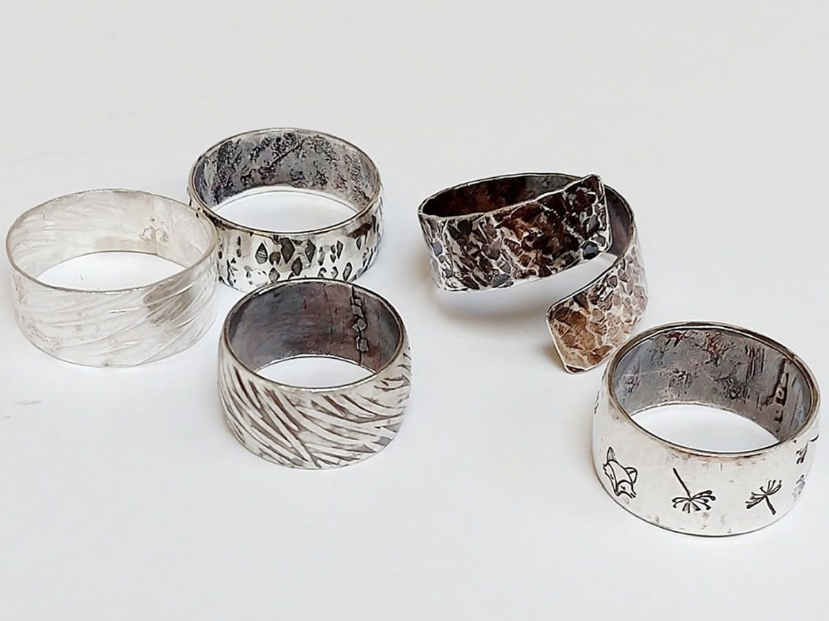Textured Silver Ring Workshop