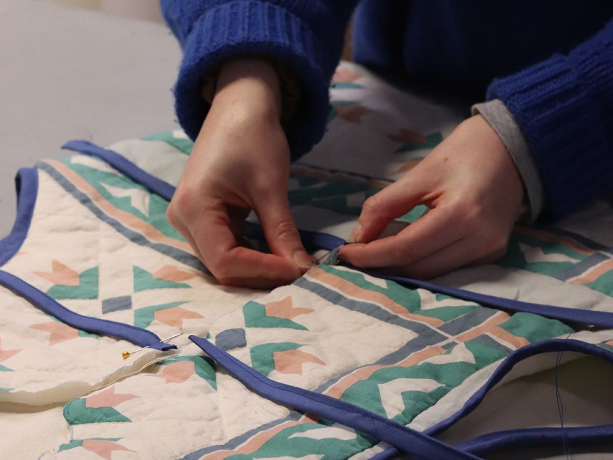 Make Your Own Upcycled Vest from a Quilt - Sewing Course
