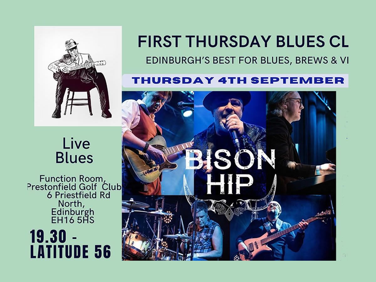 Bison Hip blues band at the First Thursday Blues Club