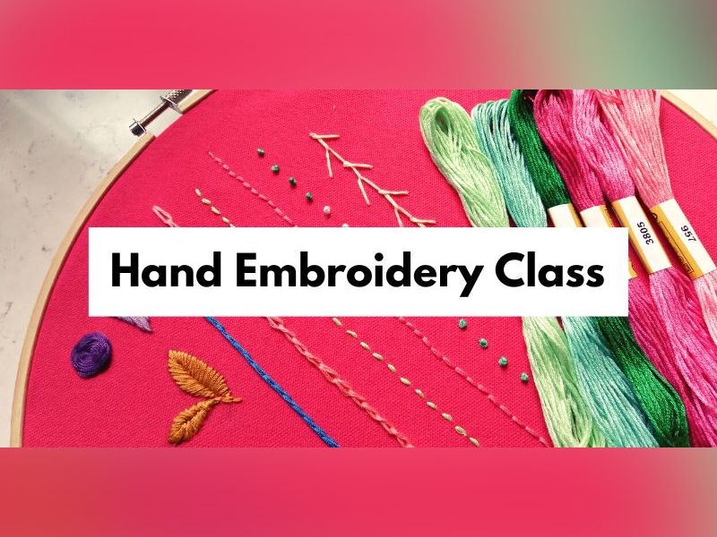 Hand Embroidery Class at Thimbleberry Sewing, Elderslie What's On