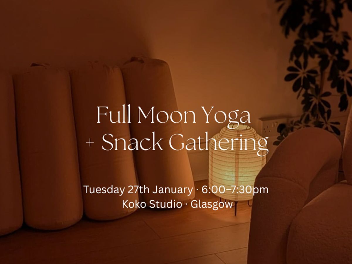 Full Moon Yoga + Snack Gathering