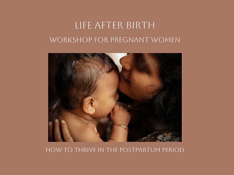 Workshop for Pregnant Women: Life After Birth. How to Thrive in the Postpartum Period