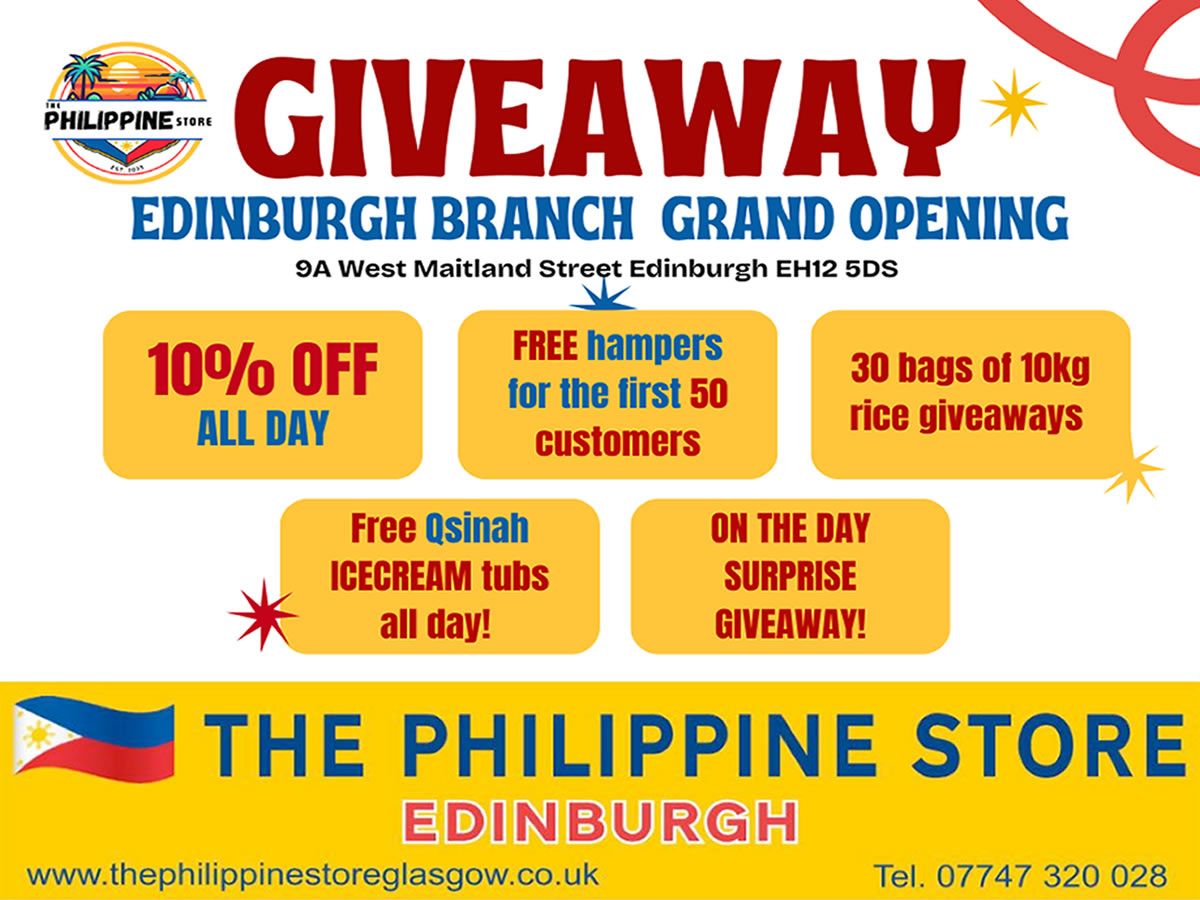 The Philippine Store Edinburgh Grand Opening
