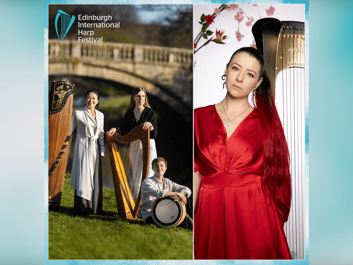 Edinburgh International Harp Festival: Amy Turk (Pop/Contemporary)  / Eleanor Dunsdon, Wan Xing & Gregor Black (Traditional/World)