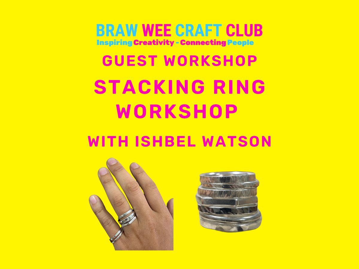 Silver Stacking Rings with Ishbel Watson