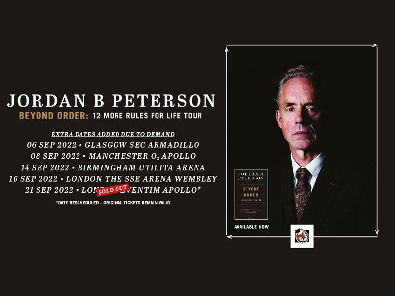 Dr. Jordan Peterson: Beyond Order at SEC Armadillo, City Centre What's On Glasgow