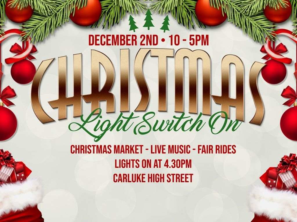 Carluke Christmas Lights Switch On