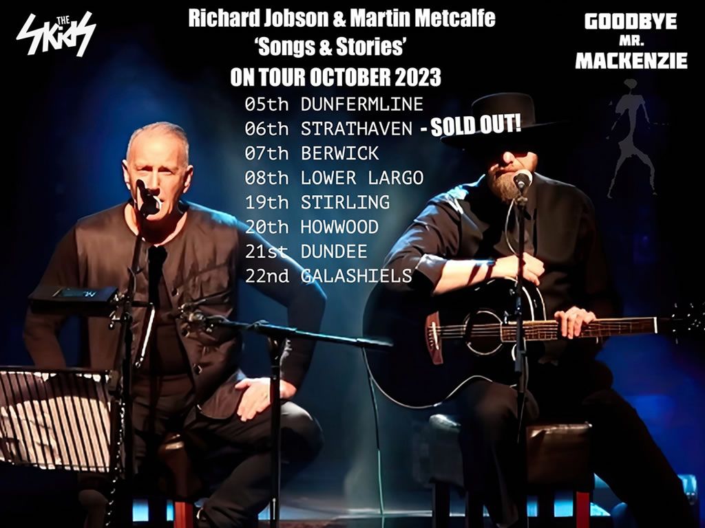 Songs & Stories with Richard Jobson & Martin Metcalfe