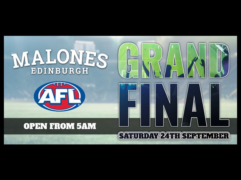 AFL Grand Final At Malones Edinburgh