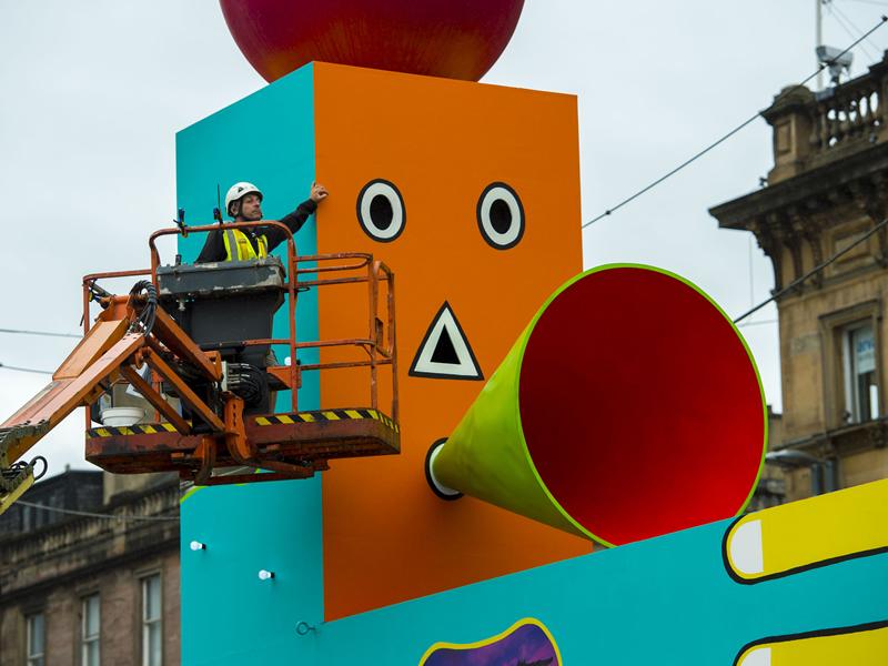 George Square transformed into a spectacular playground as the beating heart of Glasgow 2018