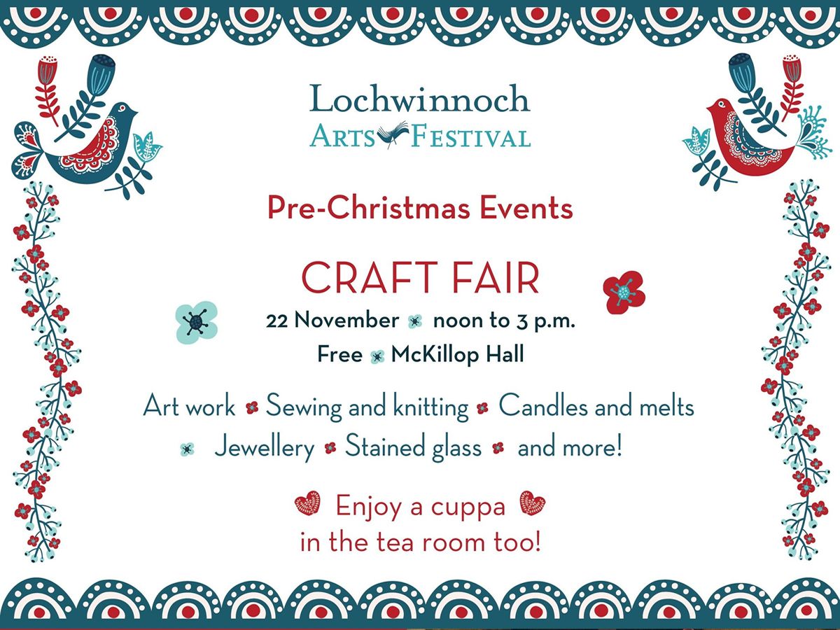 Lochwinnoch Pre-Christmas Craft Fair