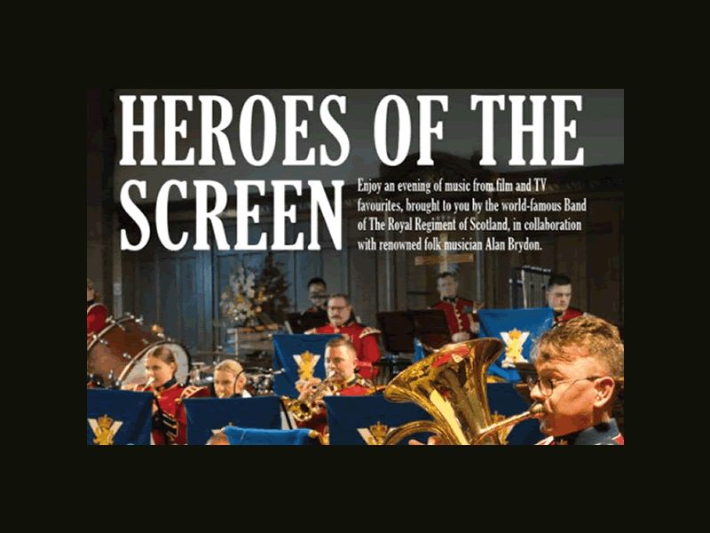 Poppyscotland Band Tour – Heroes of the Screen
