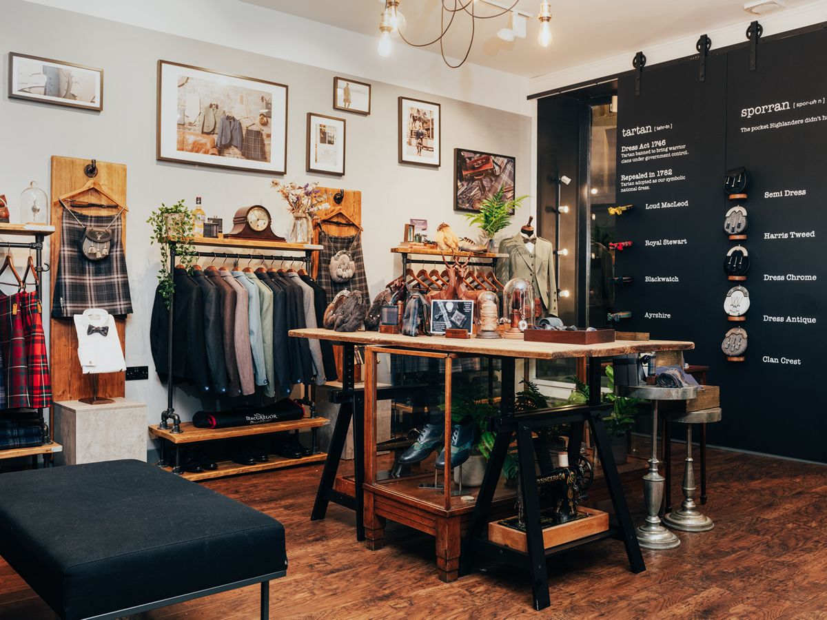 MacGregor and MacDuff Kiltmakers Glasgow City Centre