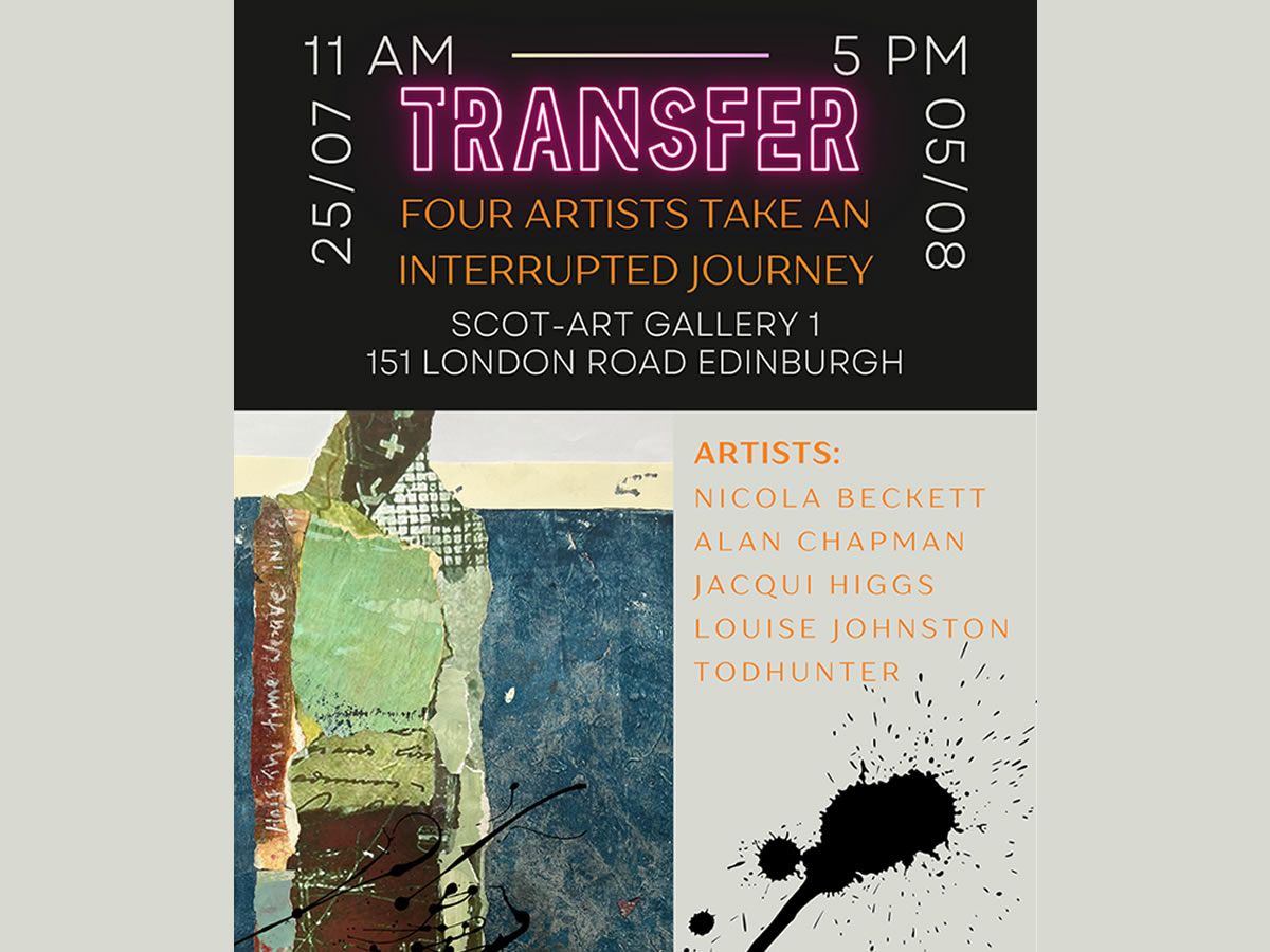 Art Exhibition: Transfer - 4 journeys and we end up at the same place!