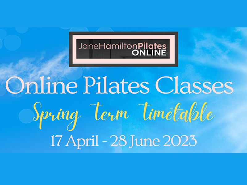 Online Pilates Classes - Spring Timetable