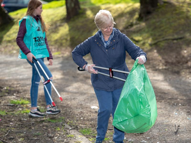 Fines issued as Team Up to Clean Up volunteers catch fly tippers in the act