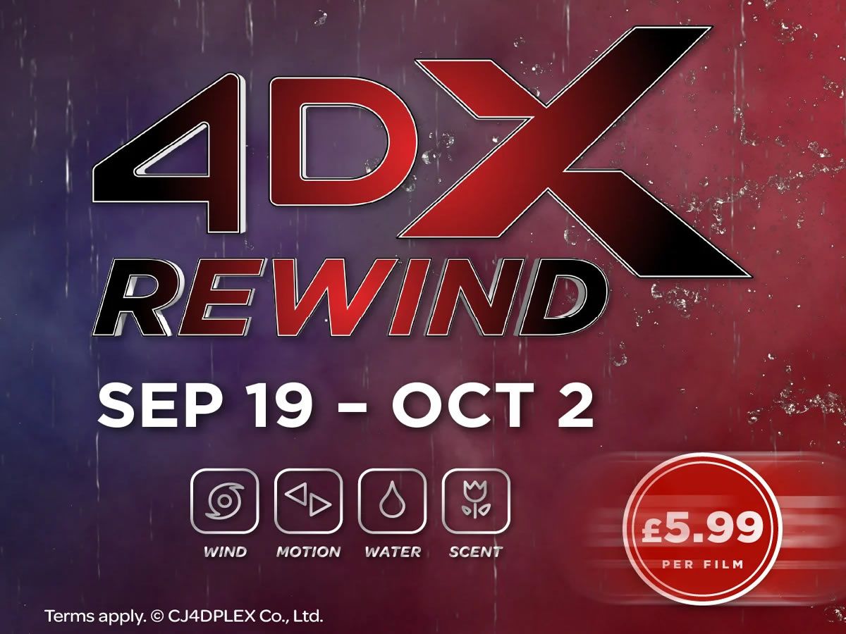 Cineworld 4DX Rewind returns for 2025