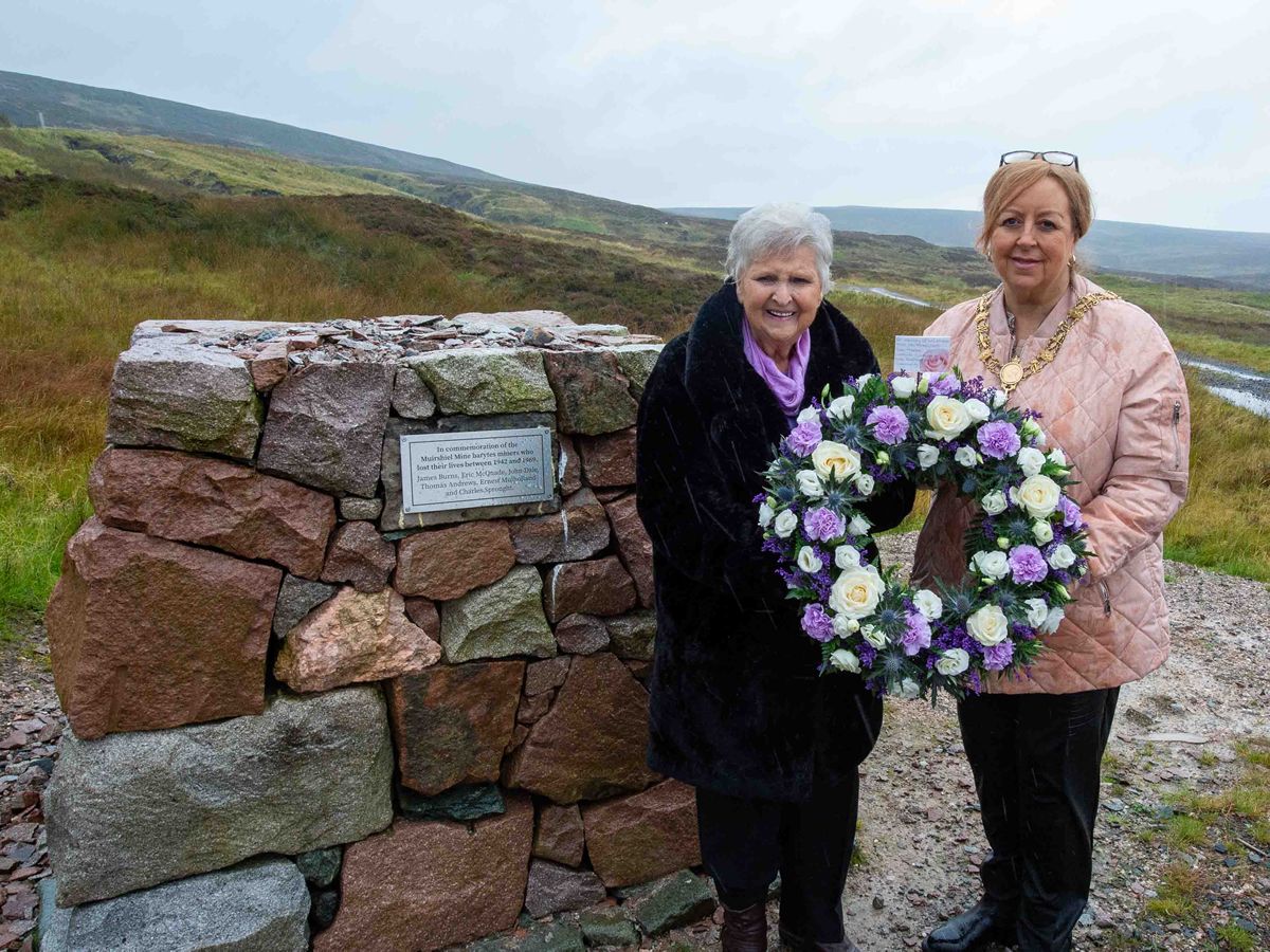 Renfrewshire remembers mine workers with new memorial cairn