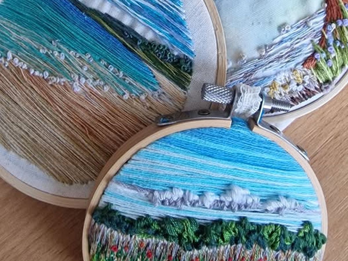 Embroidery Workshop: Miniature Landscape
