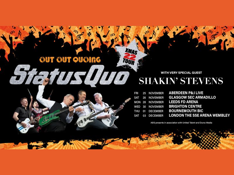 Status Quo and Shakin’ Stevens