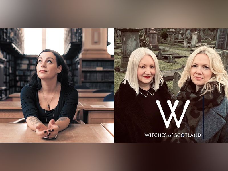 Jenni Fagan with Claire Mitchell QC and Zoe Venditozzi Witches of Scotland Podcast