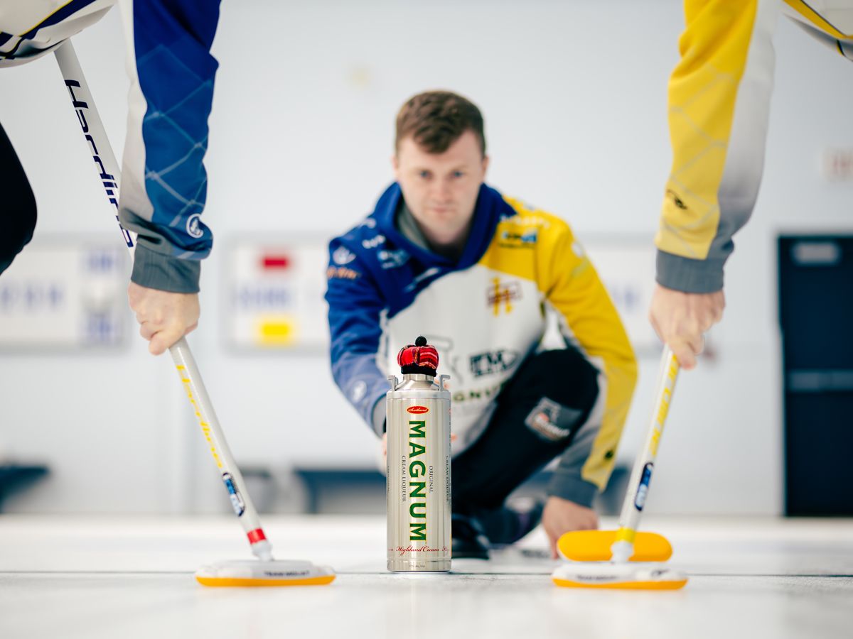 Scotch malt whisky liqueur brand pours out support for Edinburgh Team GB curlers at Winter Olympics