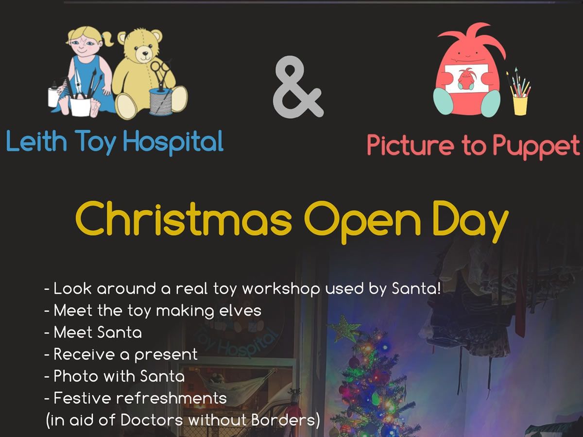 Leith Toy Hospital & Picture to Puppet’s Christmas Open Day