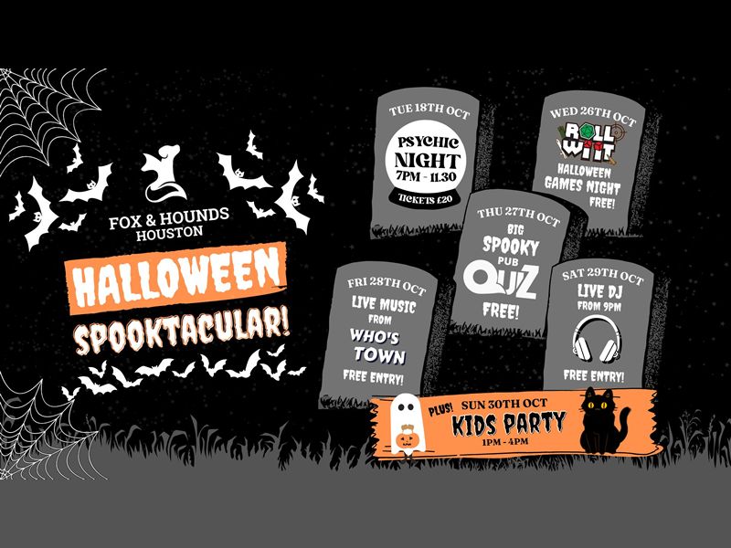 Fox & Hounds Halloween Spooktacular!