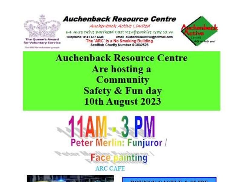 Auchenback Active Limited Community Safety Family Fun Day