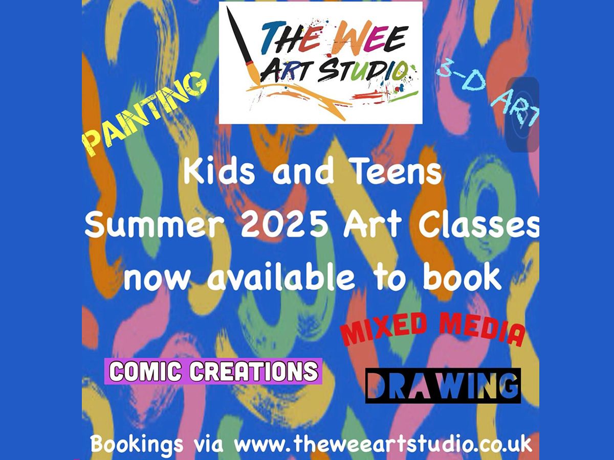 Kids and Teens Summer Art School at The Wee Art Studio