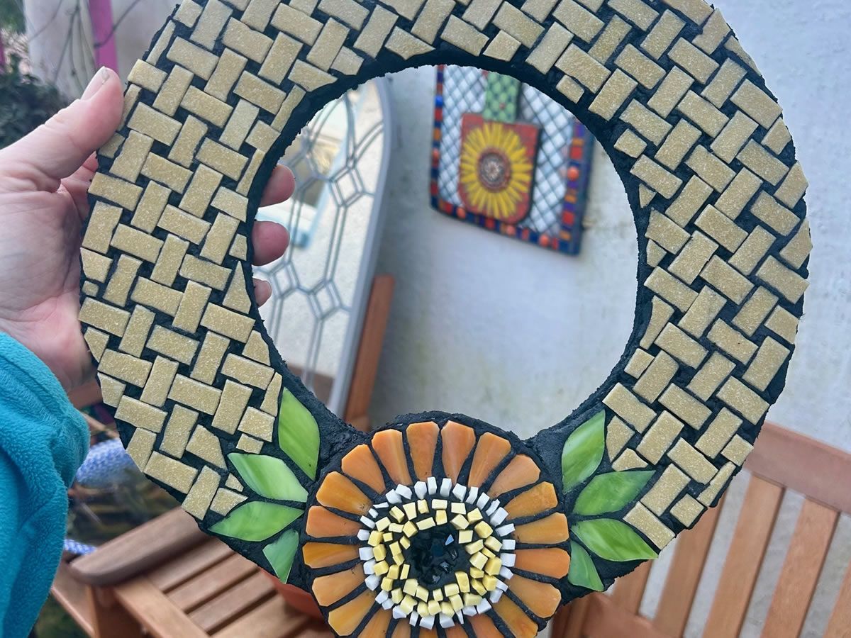 Floral Mosaic Wreath One-Day Workshop with Rhona Duffy