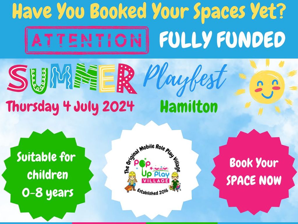 Pop Up Play Village - Summer Event