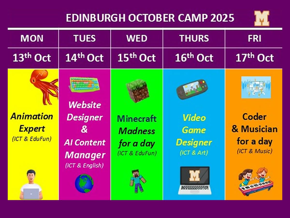 Edinburgh October Camp 2025 at George Watson’s College
