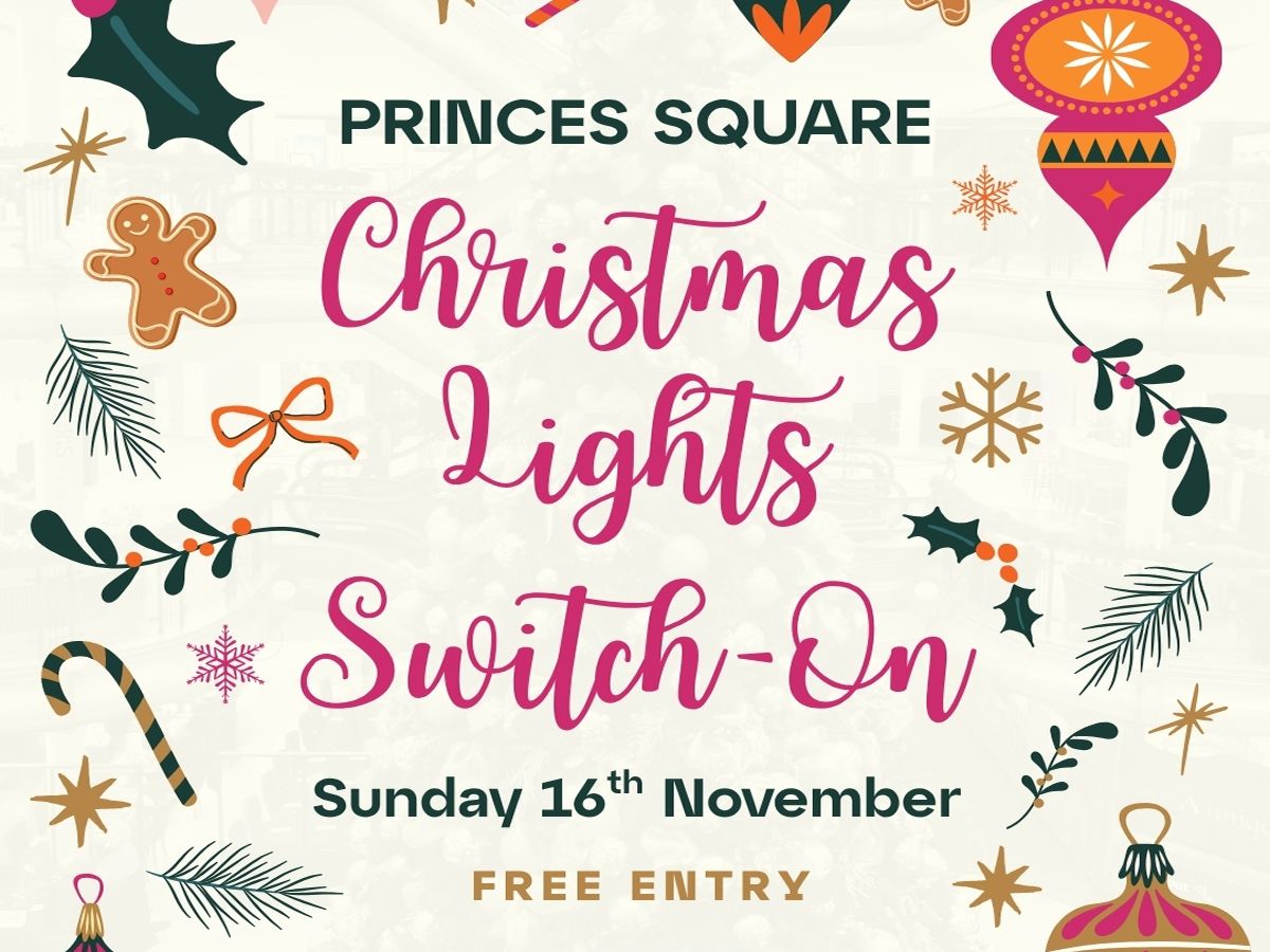 Princes Square Christmas Light Switch On