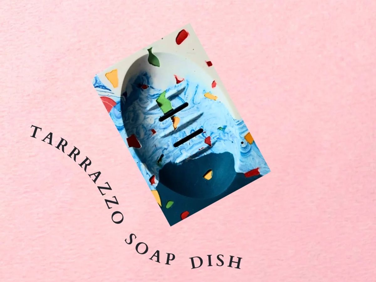 Terrazzo Soap Dish - Eco-Resin Craft Workshop