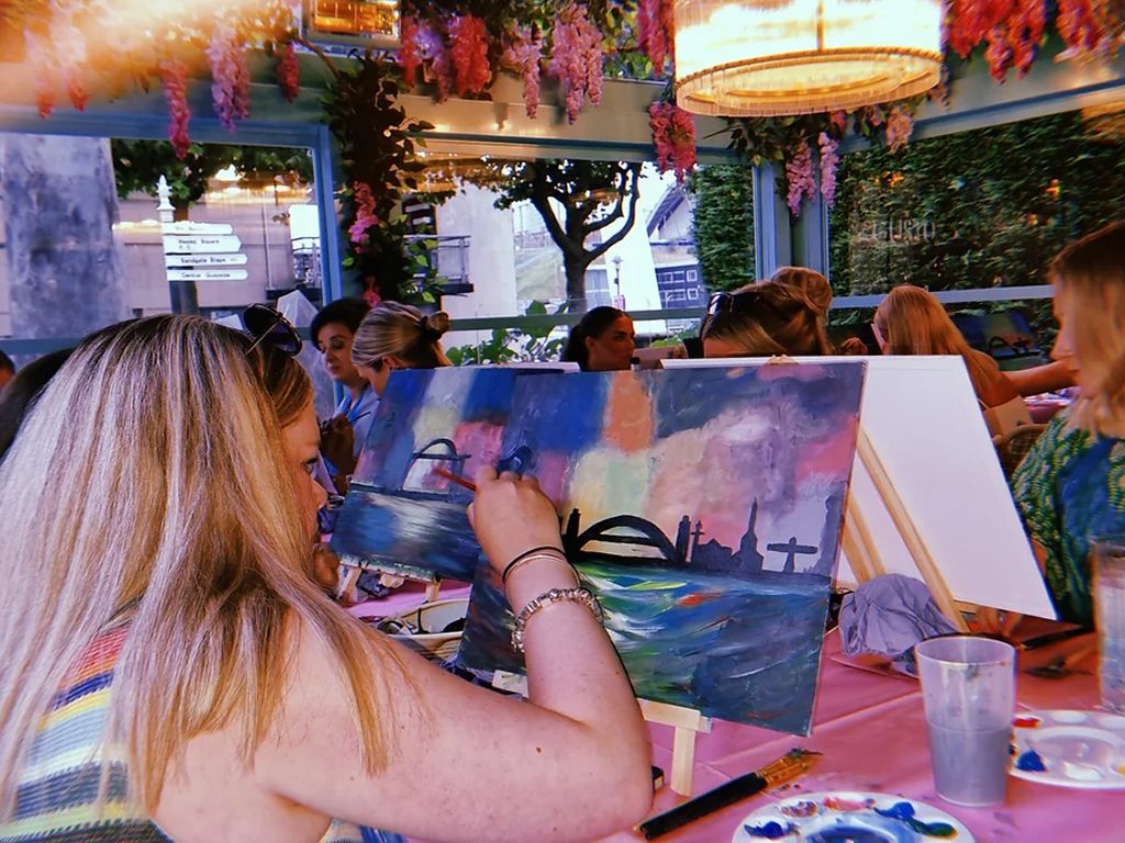 Boozy Brushes Paint Party