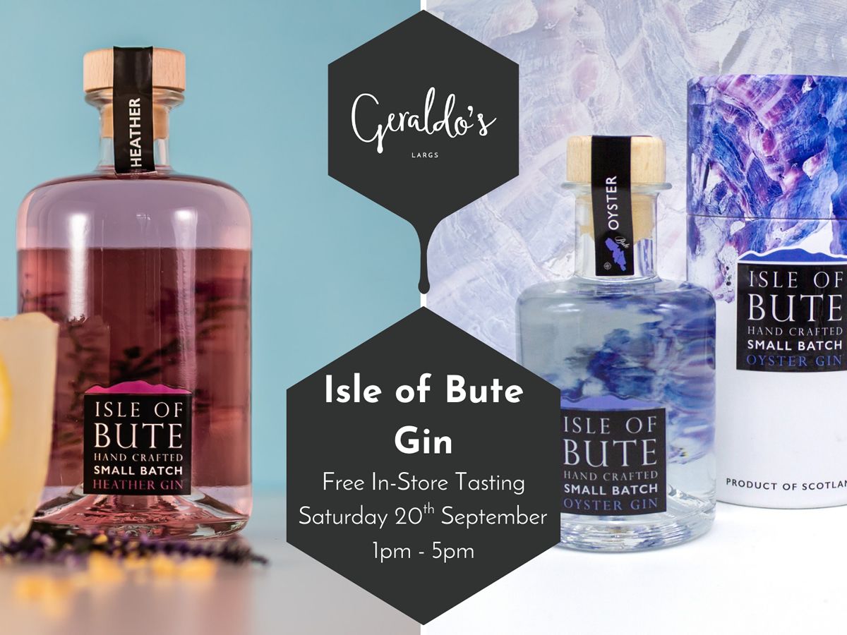 FREE Isle of Bute Gin Tasting