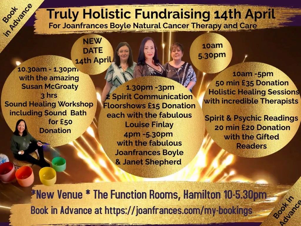 Truly Holistic Fair: Fundraiser For Joanfrances Boyle Natural Cancer Therapy