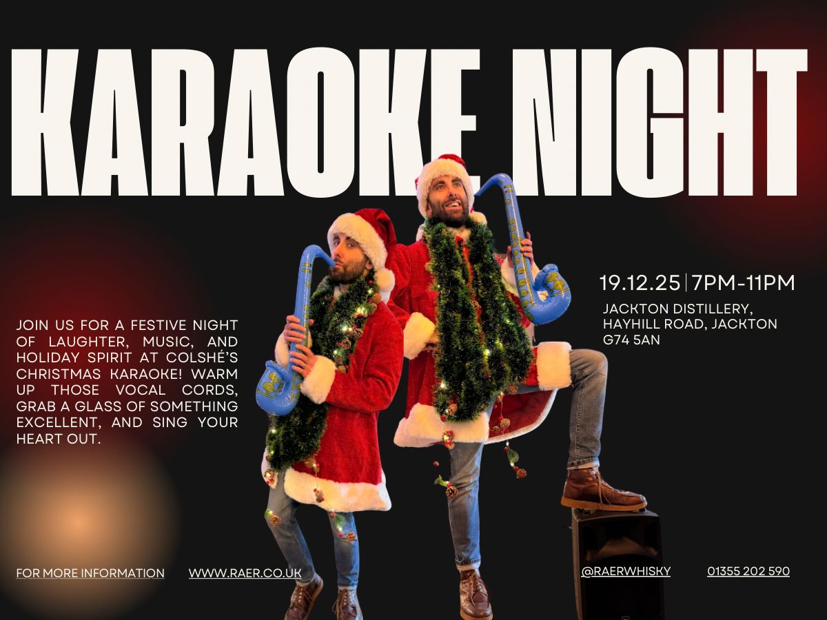 Colshé’s Christmas Karaoke at Jackton Distillery