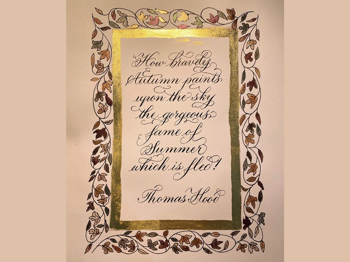 Copperplate Minuscules – Half-Day Workshop