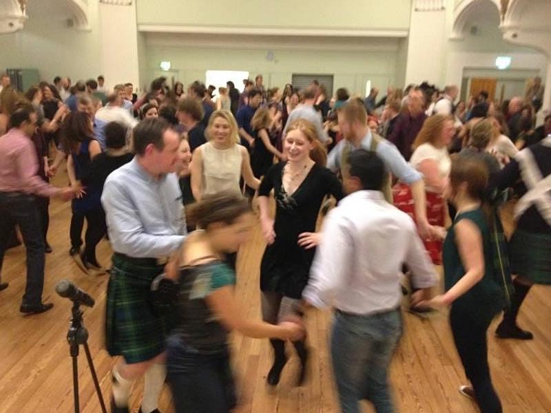 Ceilidh in Lauriston Hall