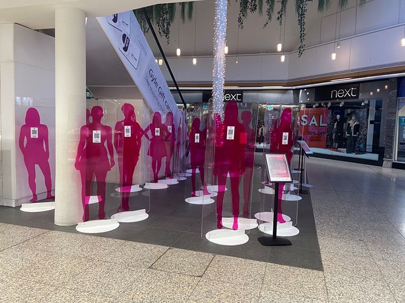 Darker Side of Pink at Gyle Shopping Centre