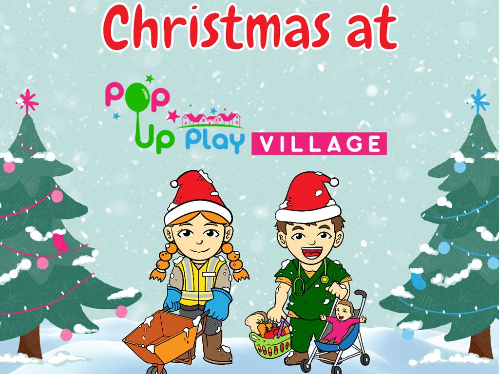 Pop Up Play Village at Christmas