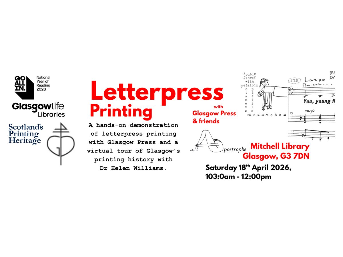 Letterpress Printing With Glasgow Press and Friends