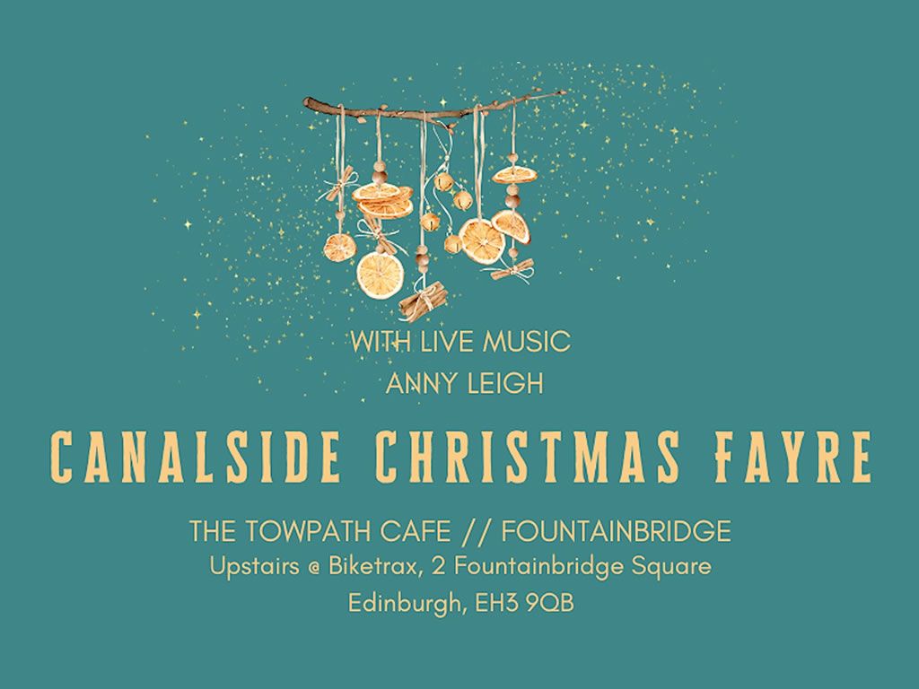 Canalside Christmas Craft Fayre with live music from Anny Leigh